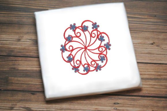 Beautiful Red Flower: A Seasonal Embroidery Staple