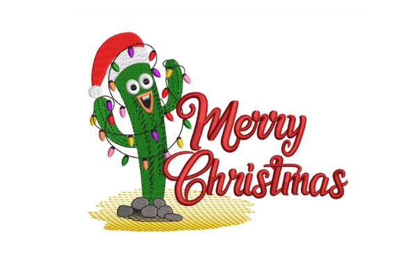 Christmas Cactus Embroidery Design Review