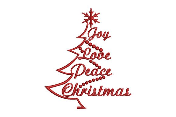 Christmas Piece Love Joy Tree