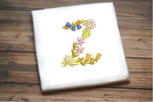 Letter Z in Beautiful Flower
