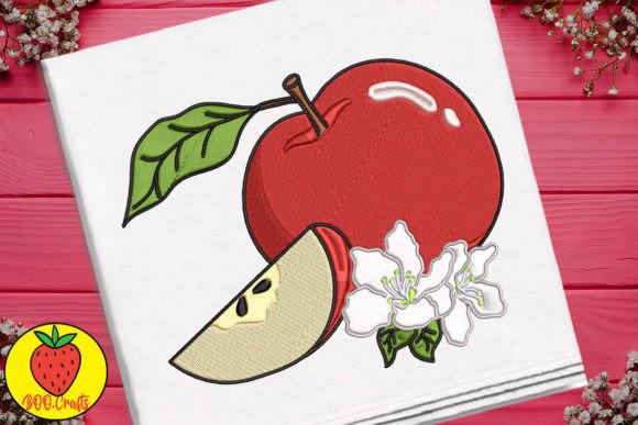 Red Apple and Flower: A Designer’s Real-World Embroidery Review